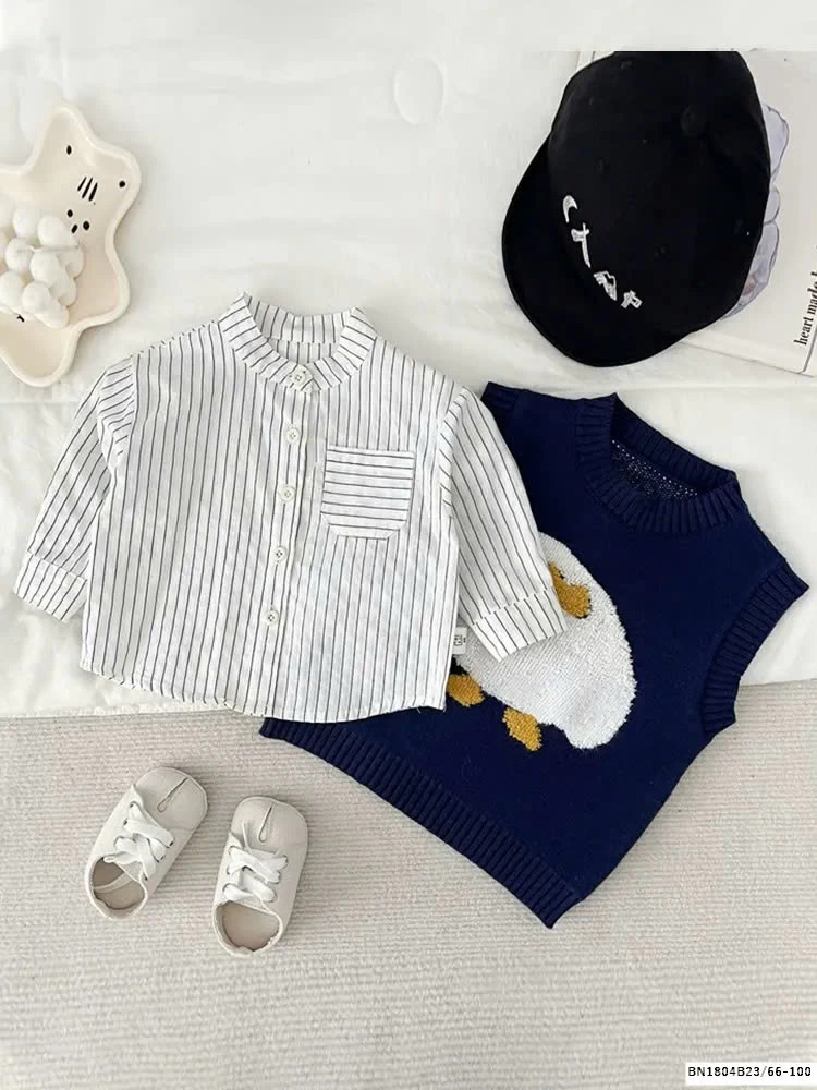 ÁO SƠ MI KẺ SỌC SZ NHÍ