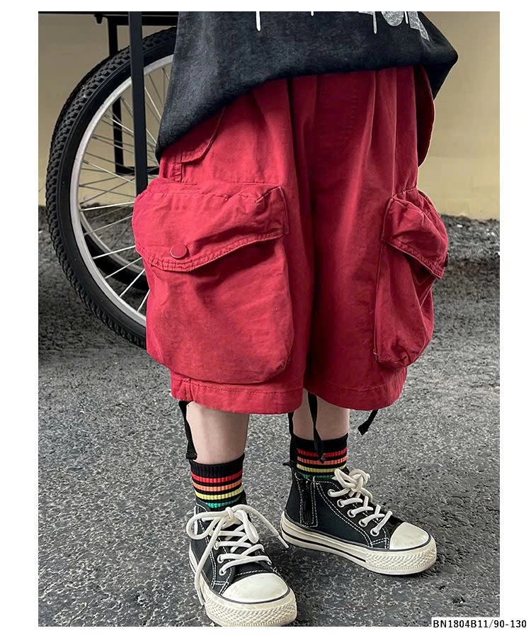 QUẦN SHORT ĐỎ TÚI HỘP