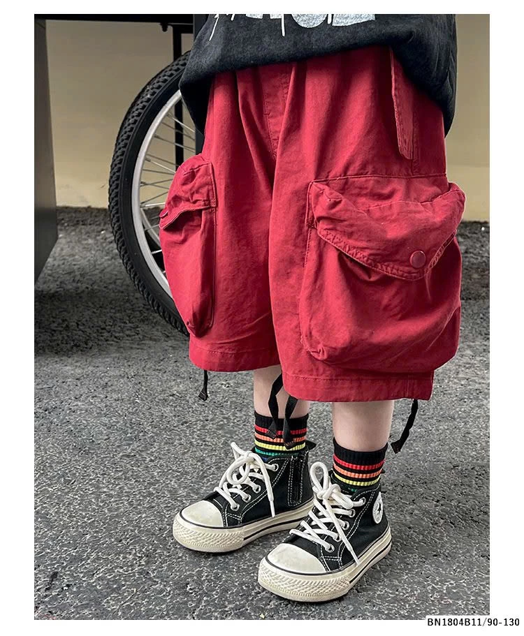 QUẦN SHORT ĐỎ TÚI HỘP