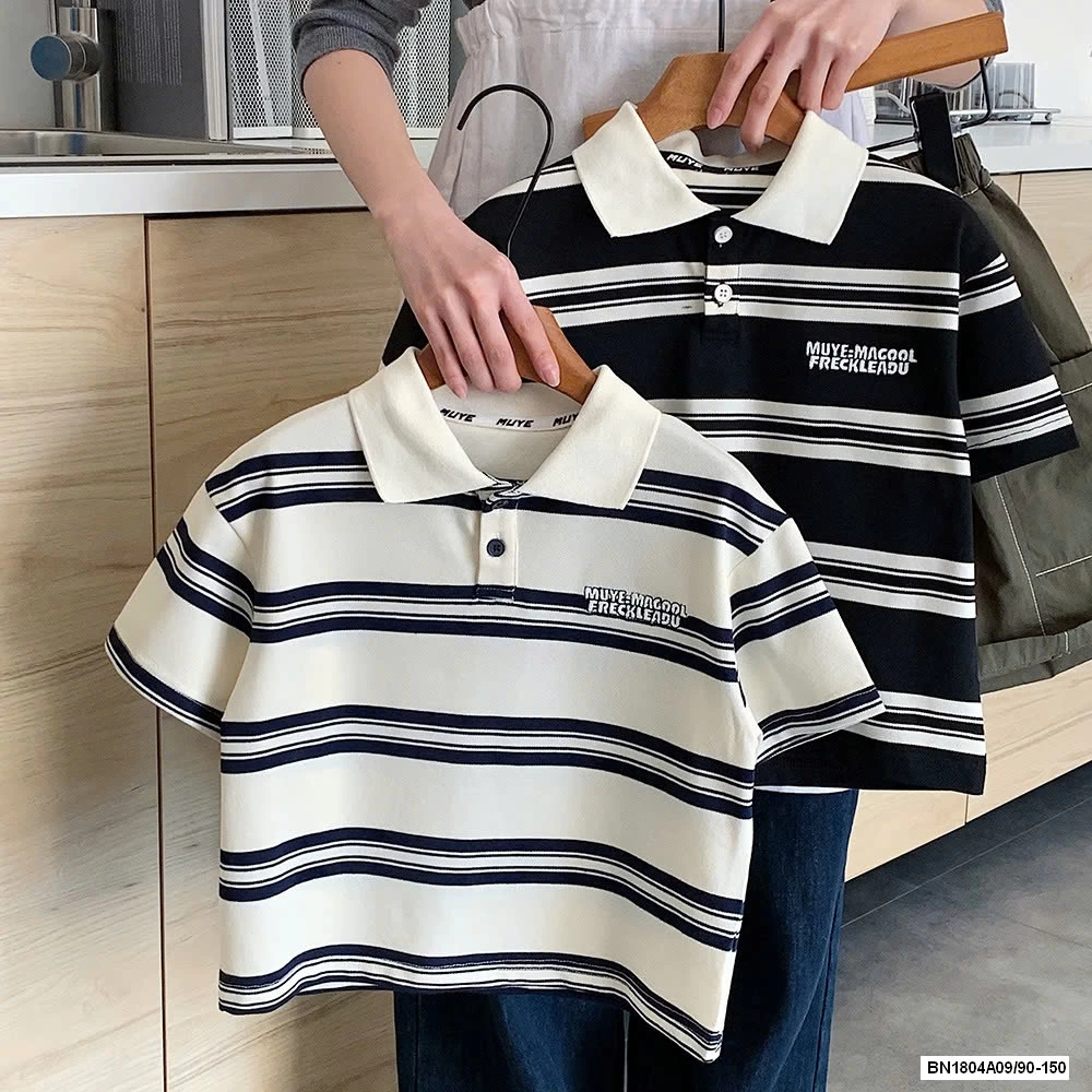 POLO KER NGANG THÊU CHỮ