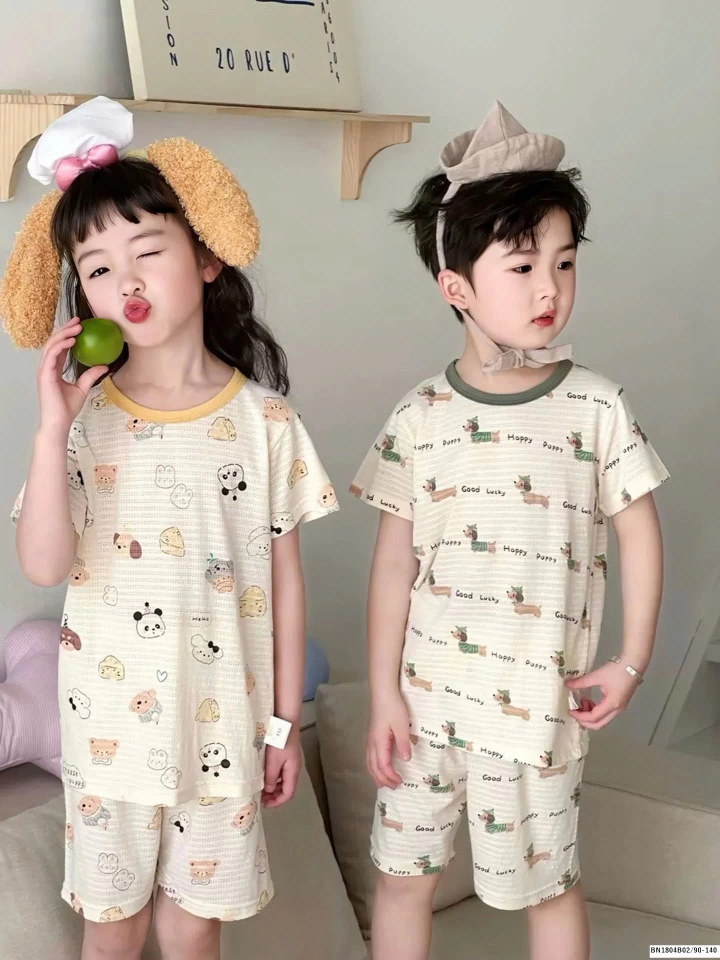 BỘ NGỦ THÔNG HƠI HOẠT HÌNH