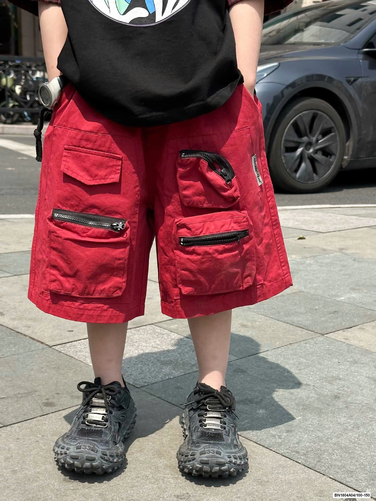 ÁO MICKEY MIX SHORT ĐỎ