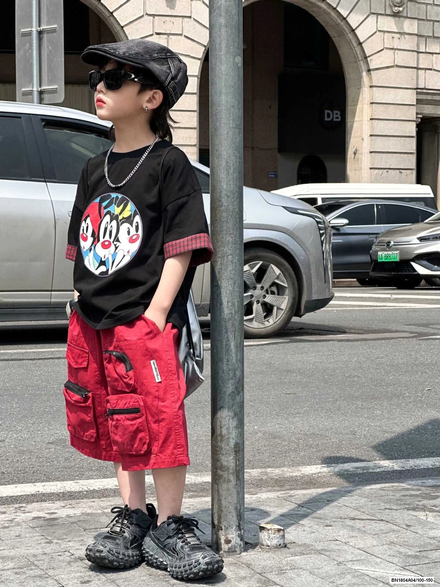 ÁO MICKEY MIX SHORT ĐỎ