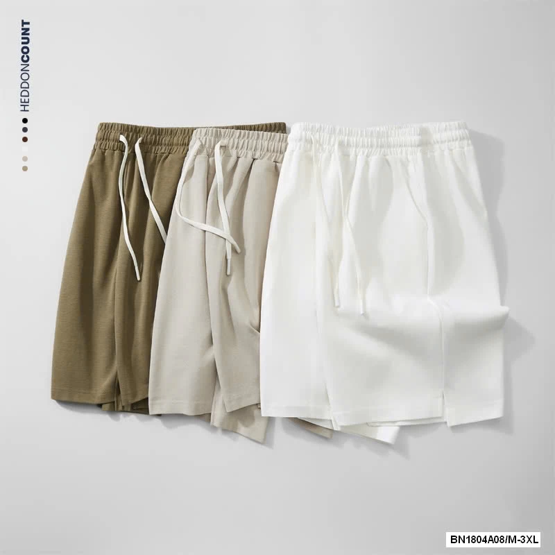 SHORT COTTON CẠP CHUN NAM