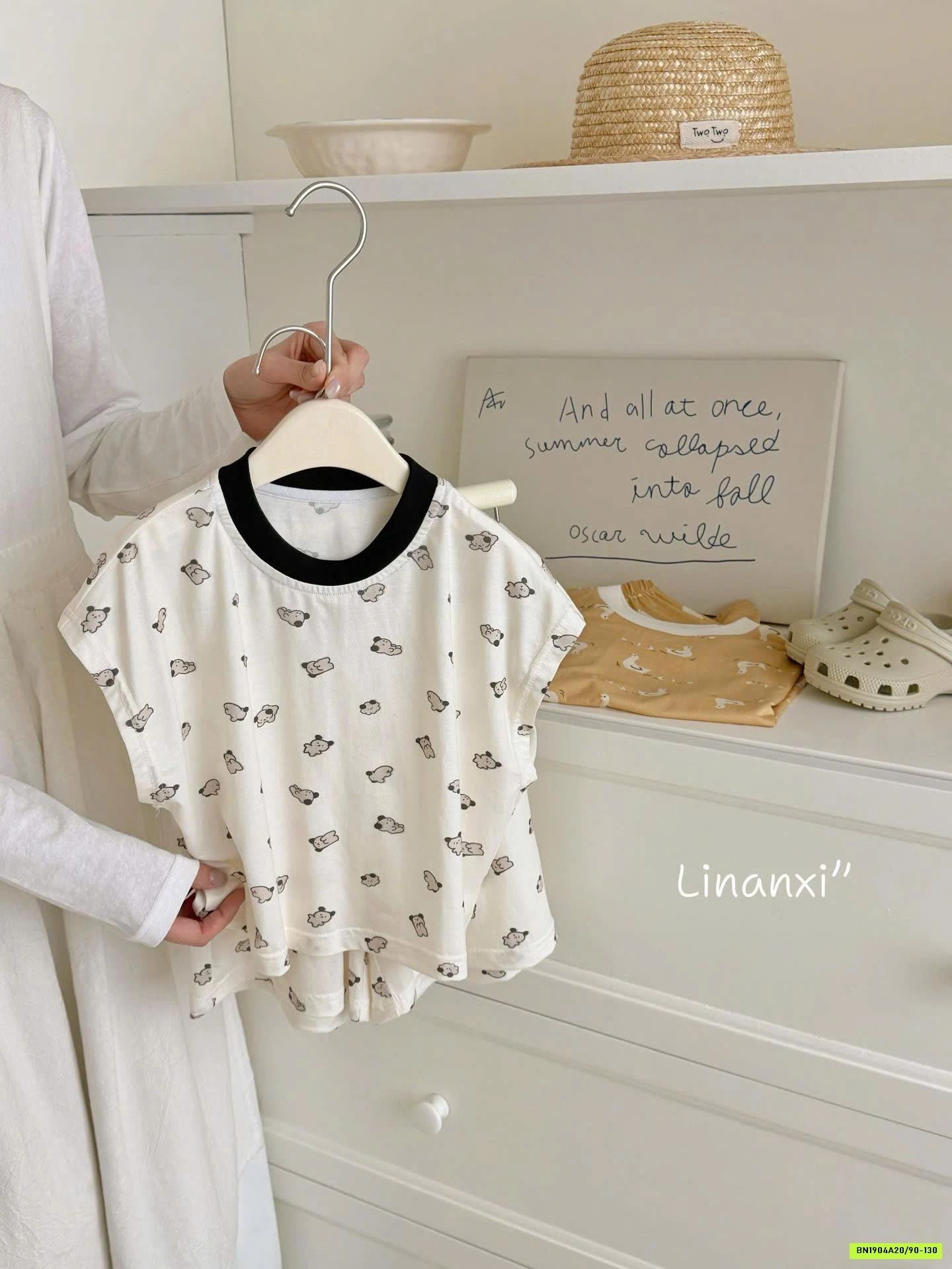 BỘ MẶC NHÀ HỌA TIẾT 87161 LINANXI