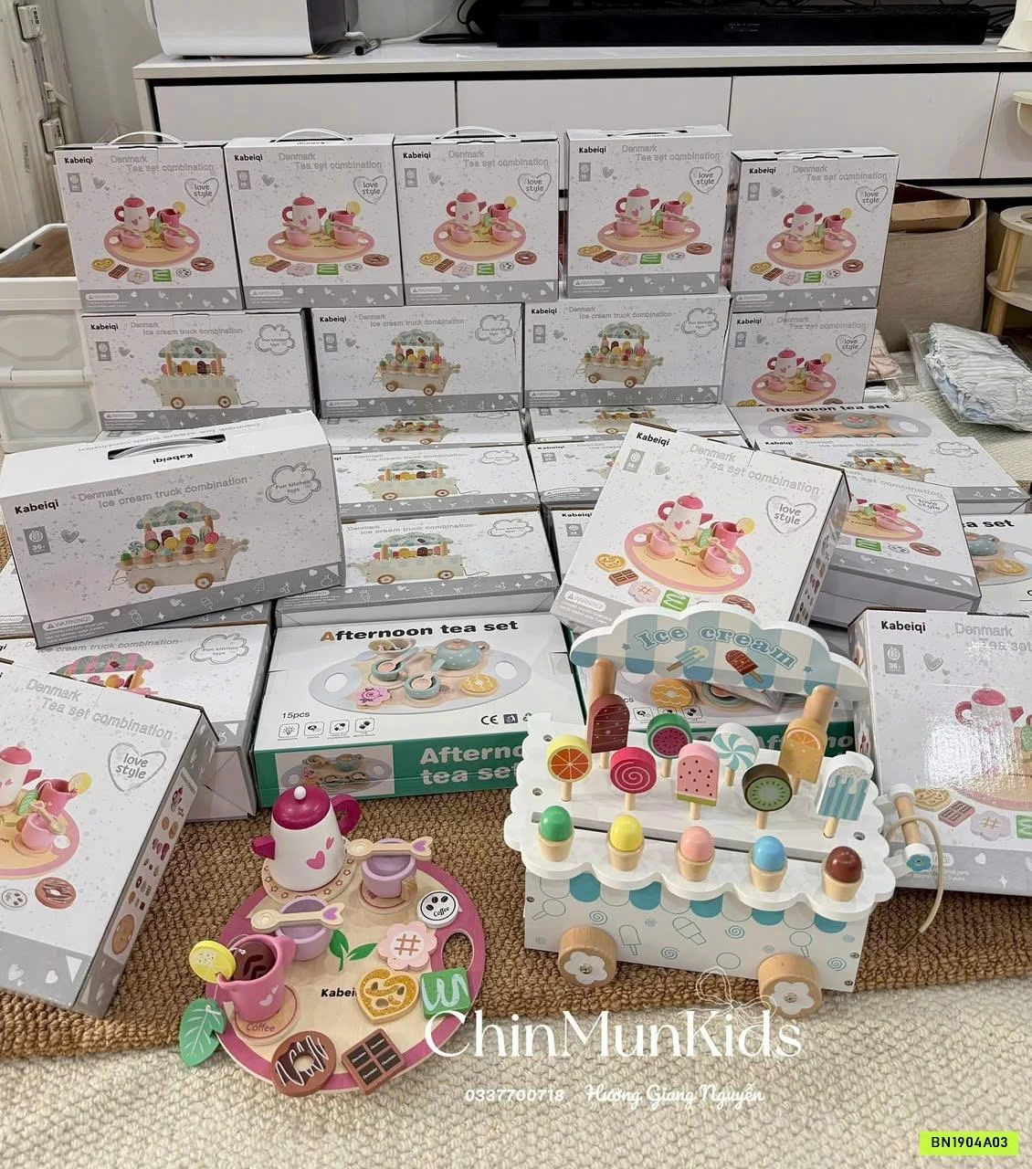 BỘ ĐỒ CHƠI GỖ TRÀ CHIỀU