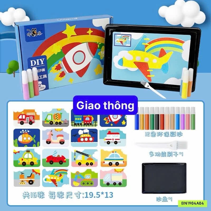 SET TRANH CÁT 13 HÌNH