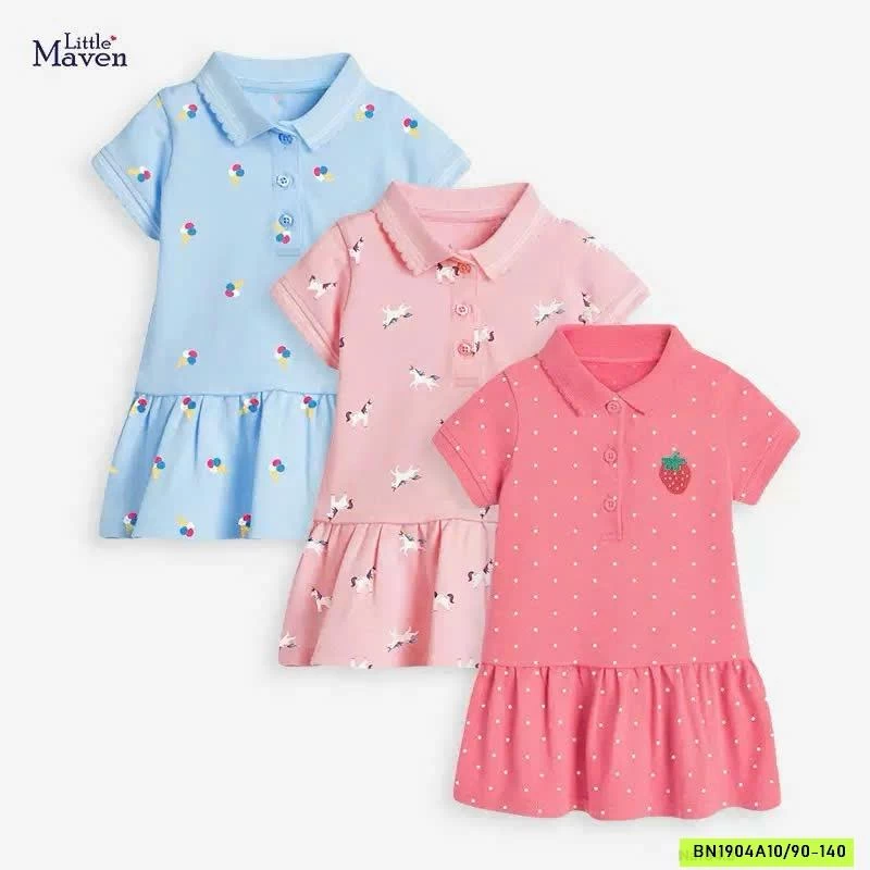 ĐẦM POLO ĐUÔI CÁ LITTLEMAVEN