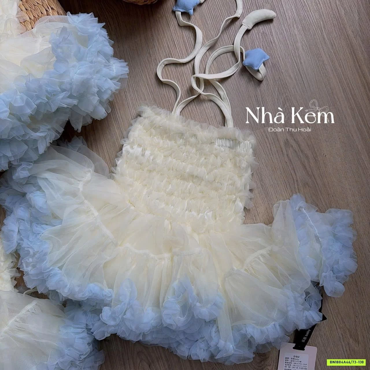 ĐẦM TUTU 2 DÂY LOANG TBABY