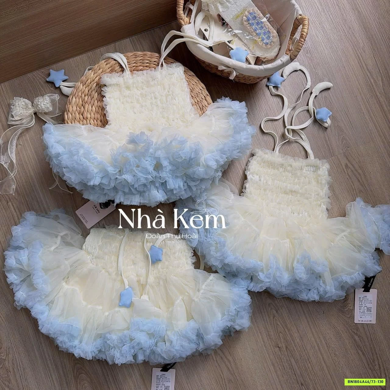 ĐẦM TUTU 2 DÂY LOANG TBABY