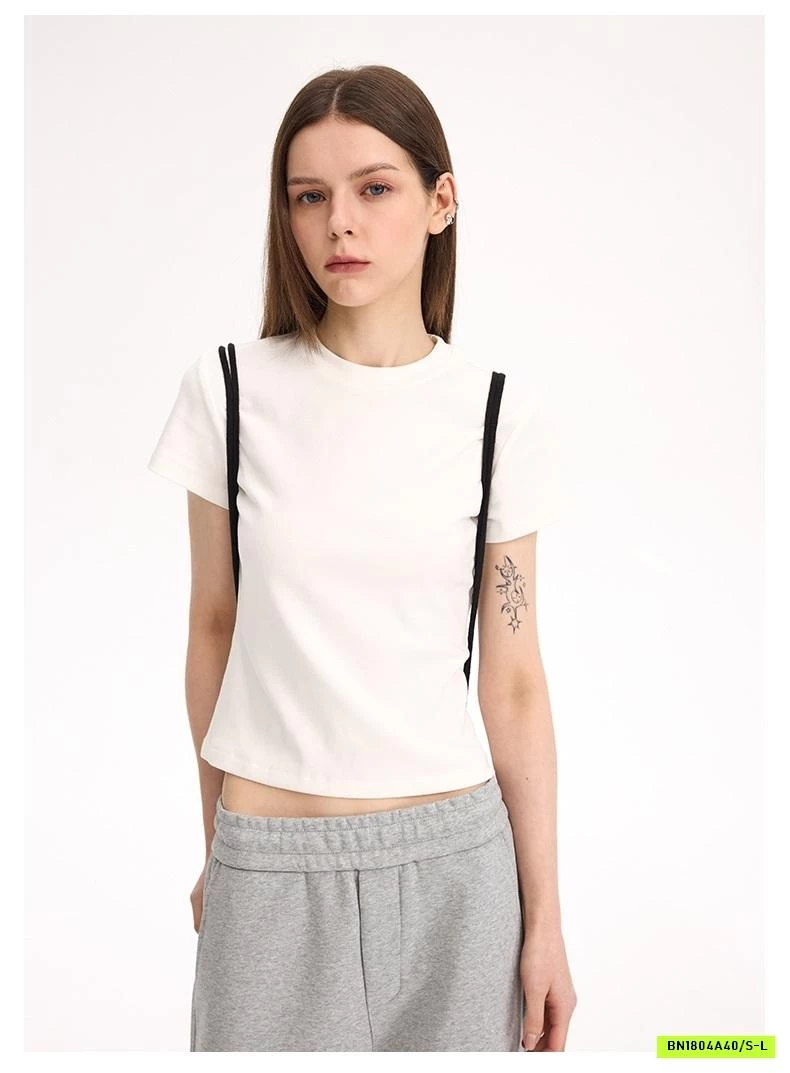 ÁO PHÔNG TRƠN DÁNG ÔM UNF T1012