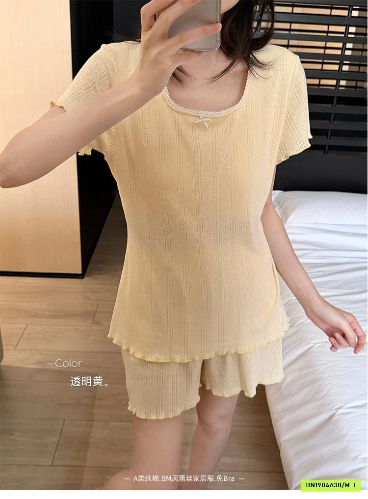 BỘ COTTON GIẤY MẶC NHÀ SONGFEI