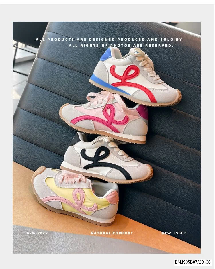 GIÀY THỂ THAO PHỐI MÀU CHO BÉ