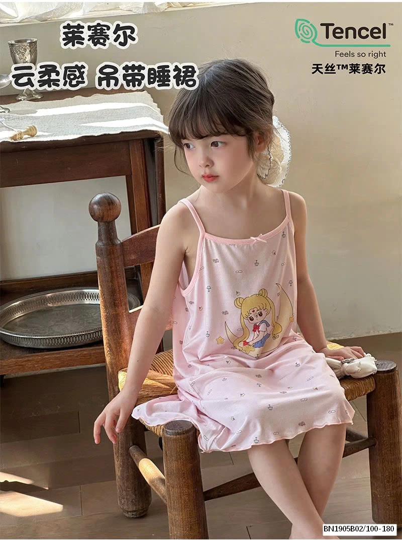 VÁY 2 DÂY COTTON MỎNG MẸ VÀ BÉ