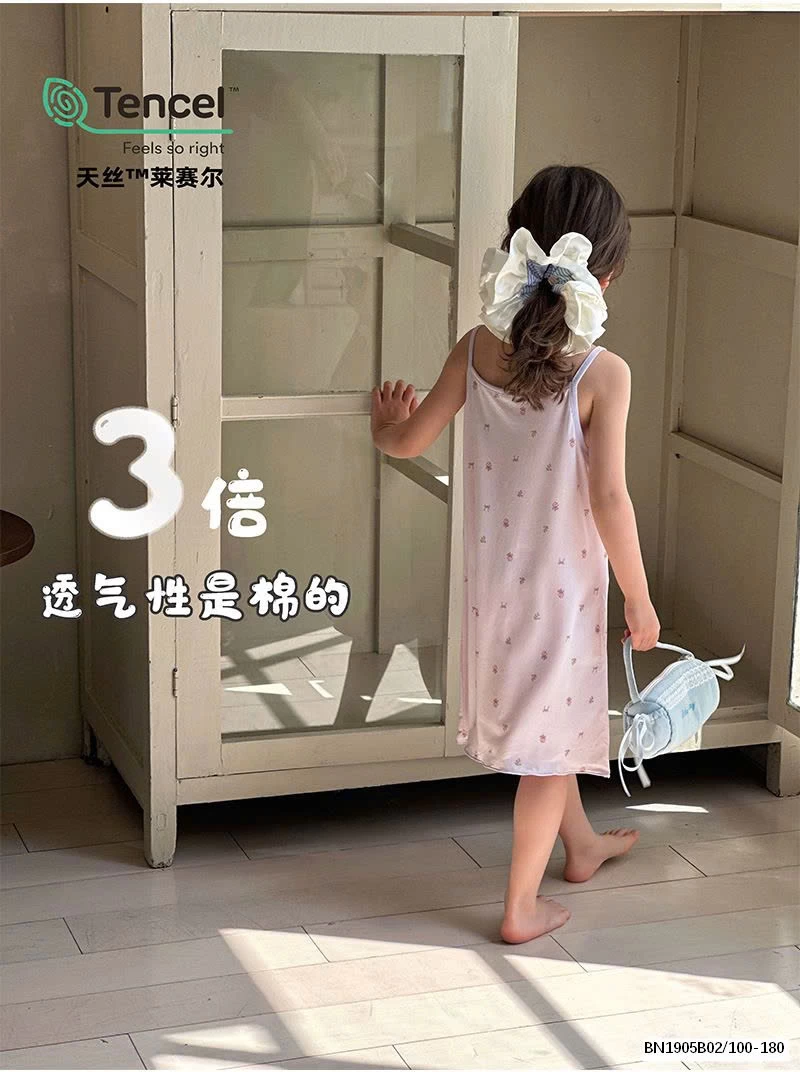 VÁY 2 DÂY COTTON MỎNG MẸ VÀ BÉ