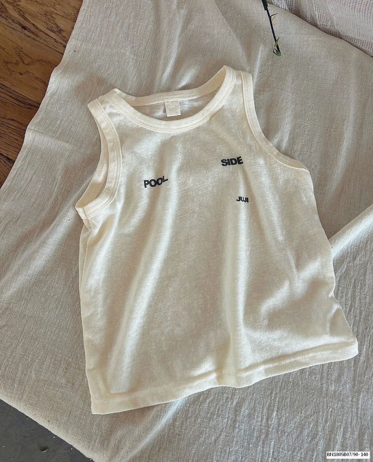 ÁO THUN BA LỖ MIX QUẦN YẾM NÂU