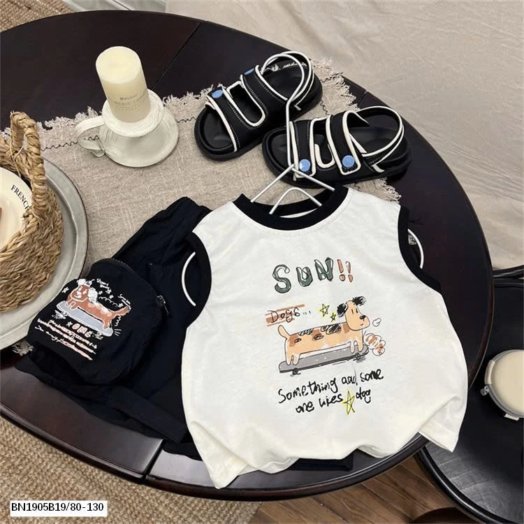 SÉT BỘ BALO CÚN IN CHỮ SUN