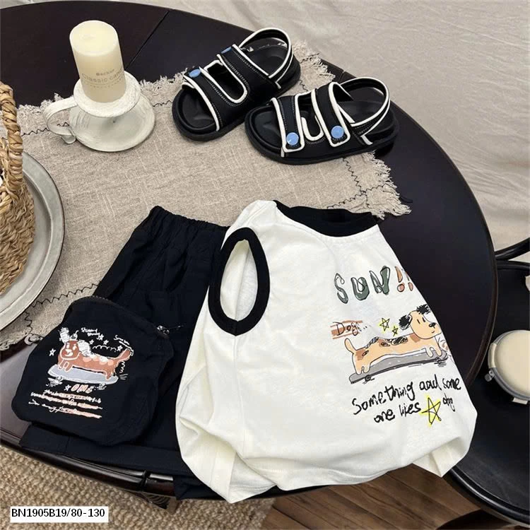 SÉT BỘ BALO CÚN IN CHỮ SUN