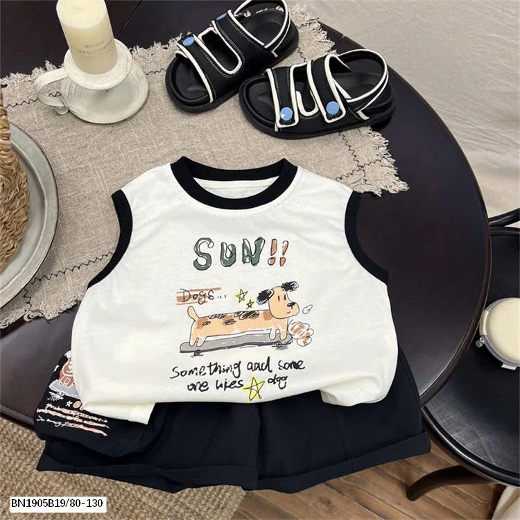 SÉT BỘ BALO CÚN IN CHỮ SUN