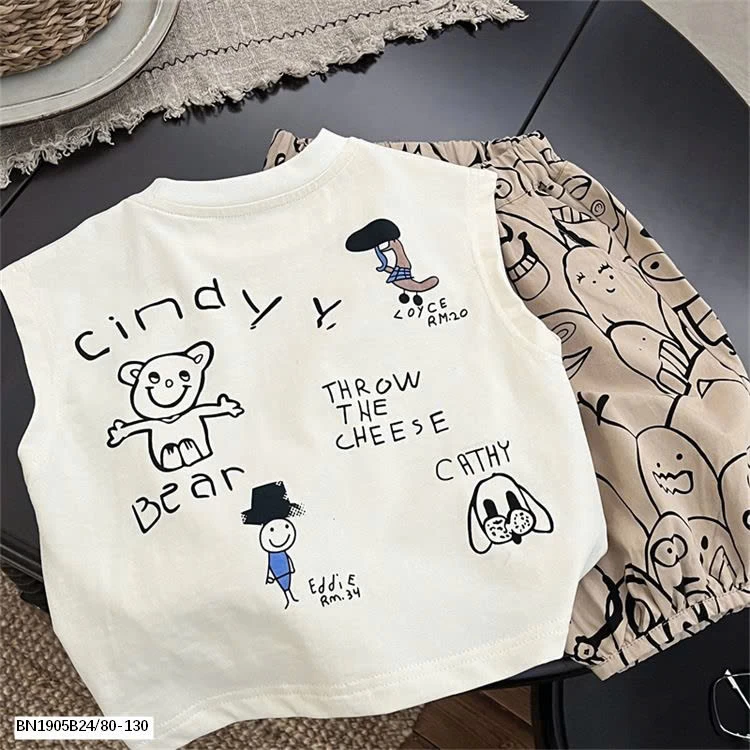 SÉT ÁO SÁT NÁCH QUẦN BO GẤU