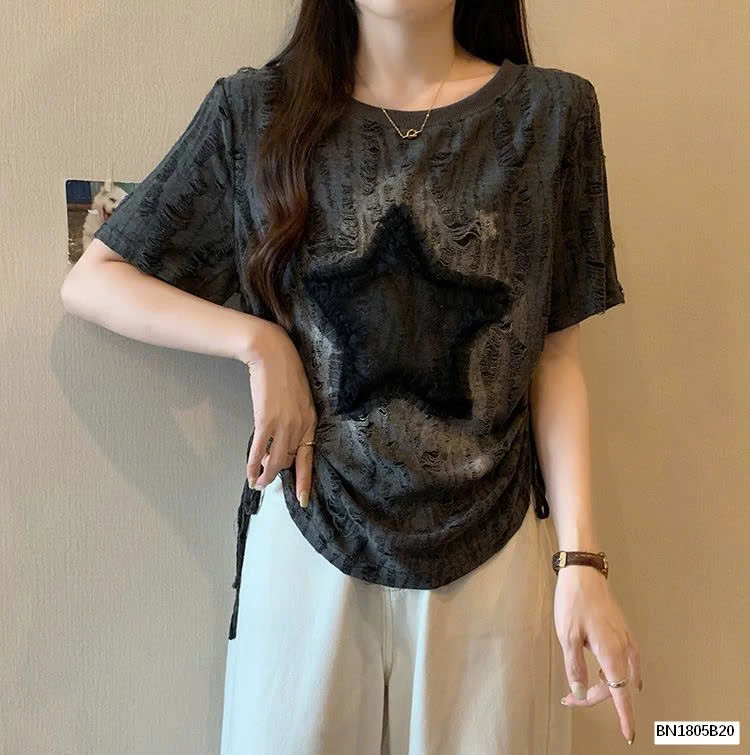 ÁO THUN RÁCH NGÔI SAO CÁ TÍNH