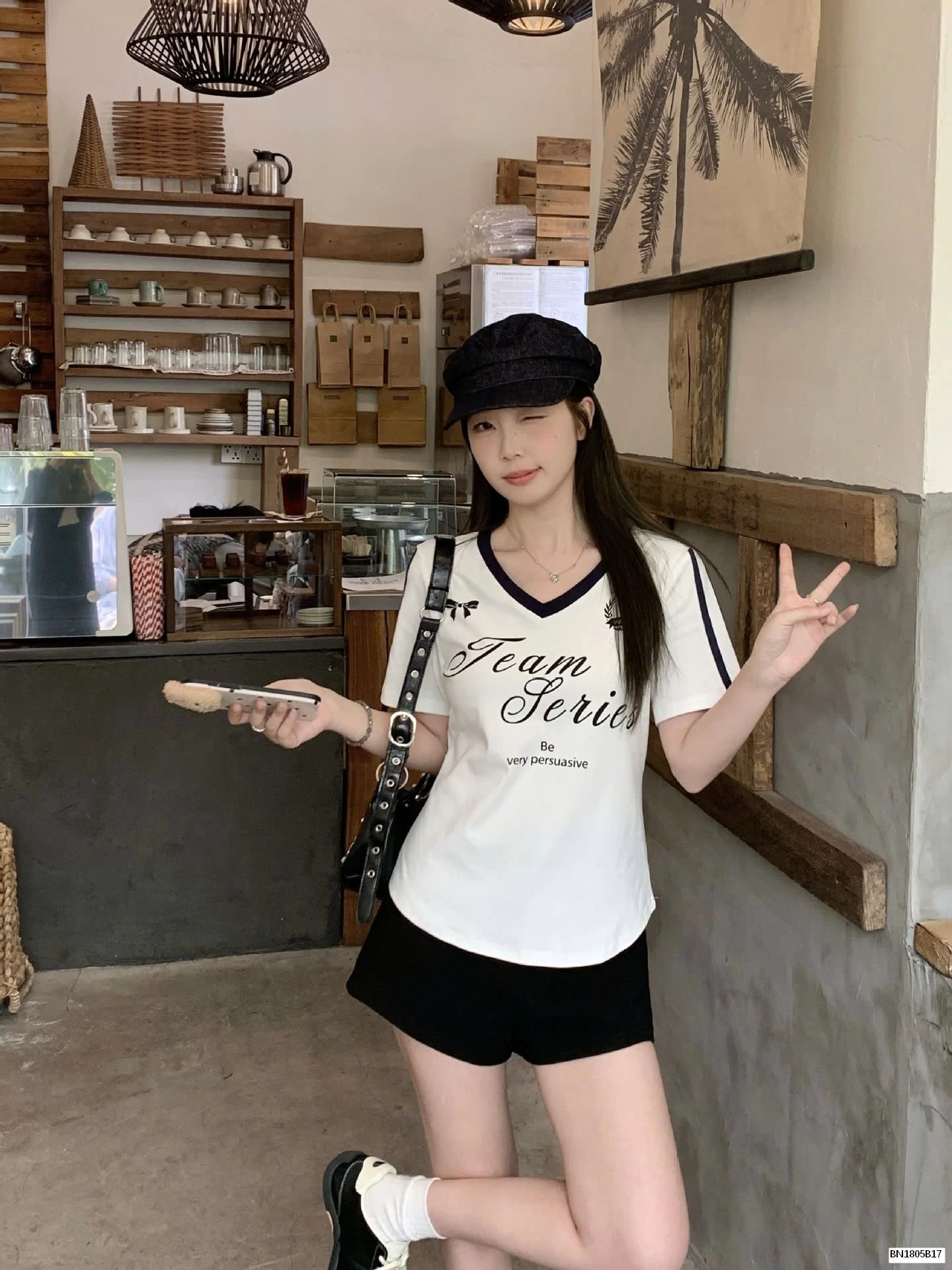 ÁO THUN KẺ TAY TEAMSERIES