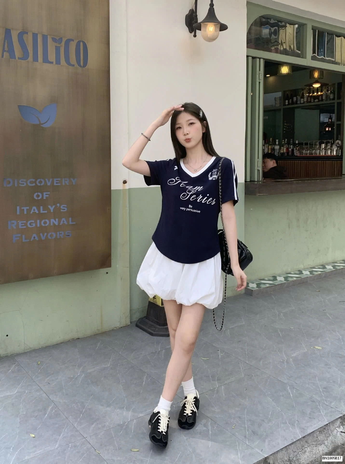 ÁO THUN KẺ TAY TEAMSERIES