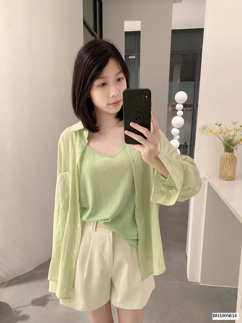 ÁO SƠ MI CHỐNG NẮNG THỜI TRANG