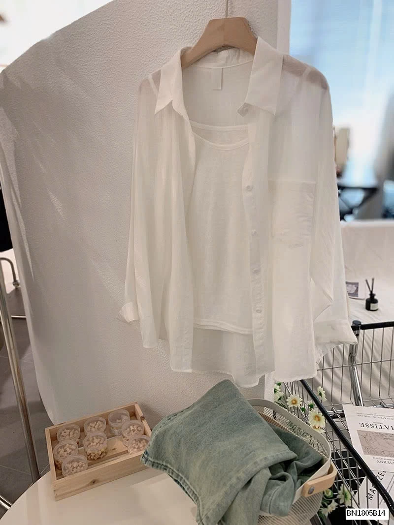 ÁO SƠ MI CHỐNG NẮNG THỜI TRANG