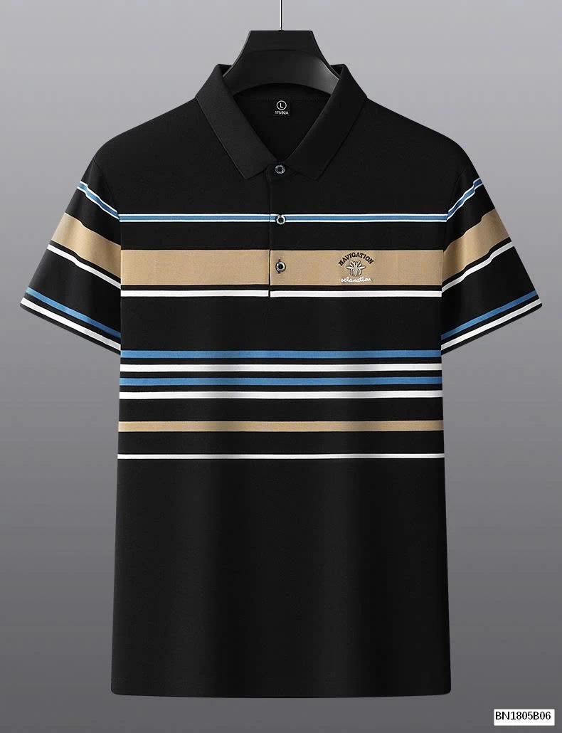 ÁO POLO NAM PHỐI KẺ NGANG