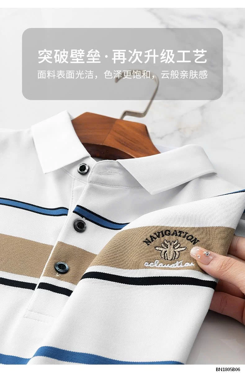 ÁO POLO NAM PHỐI KẺ NGANG