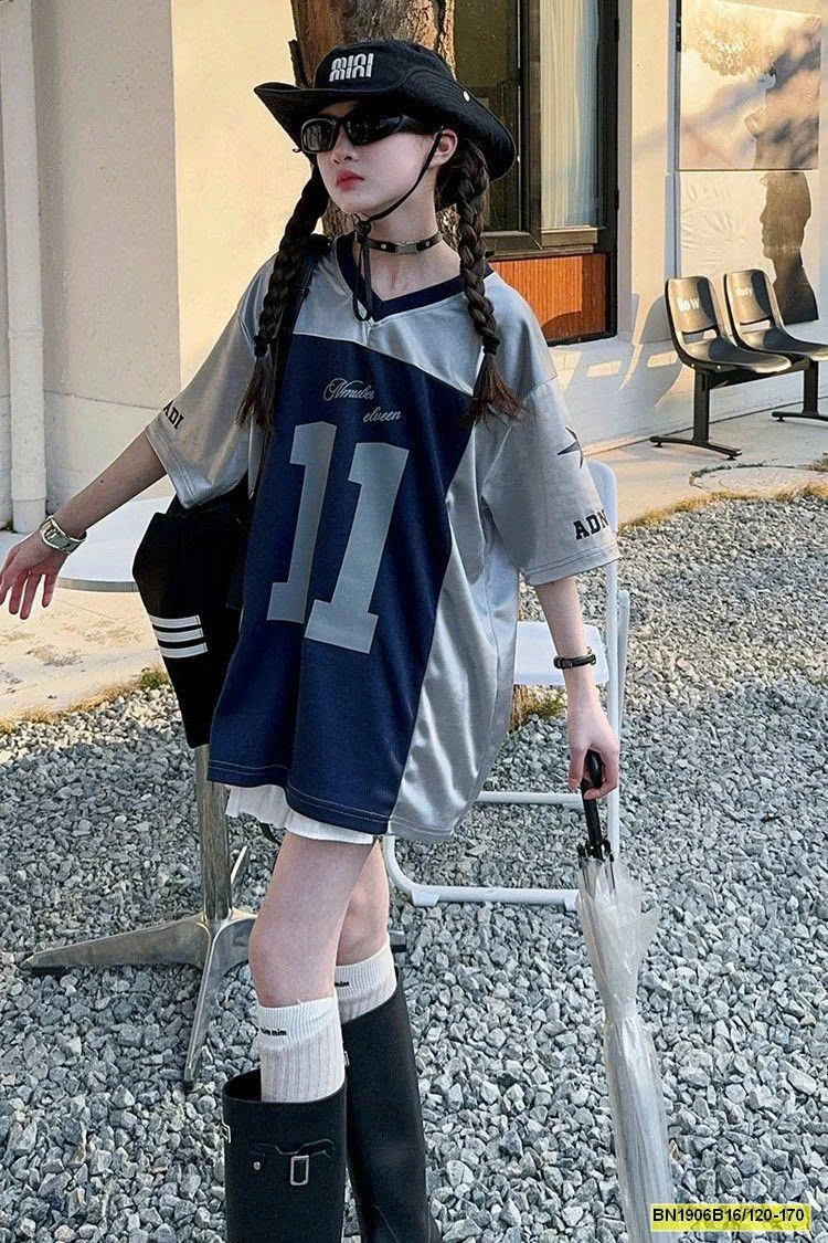 SÉT ÁO THUN THỂ THAO SỐ 11 MIX CV TRẮNG