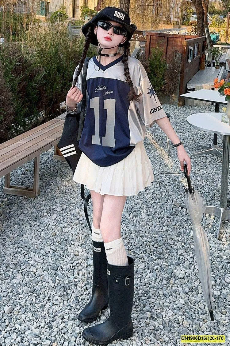 SÉT ÁO THUN THỂ THAO SỐ 11 MIX CV TRẮNG