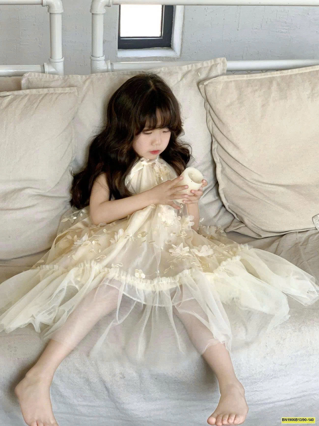 VÁY REN HOA 3D CAO CẤP