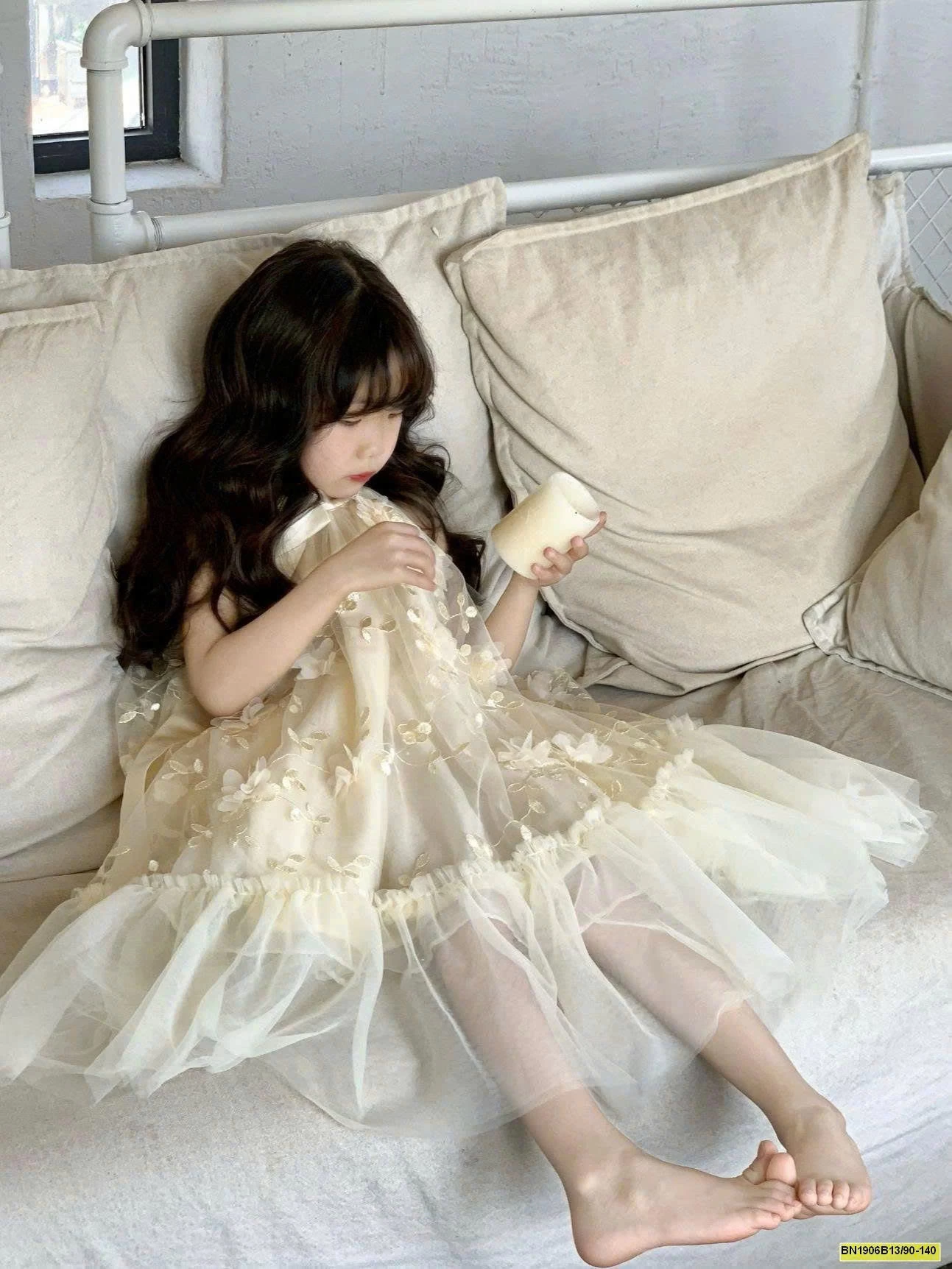 VÁY REN HOA 3D CAO CẤP