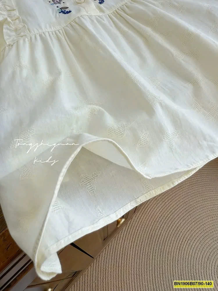 ÁO BABYDOLL THÊU HOA NGỰC