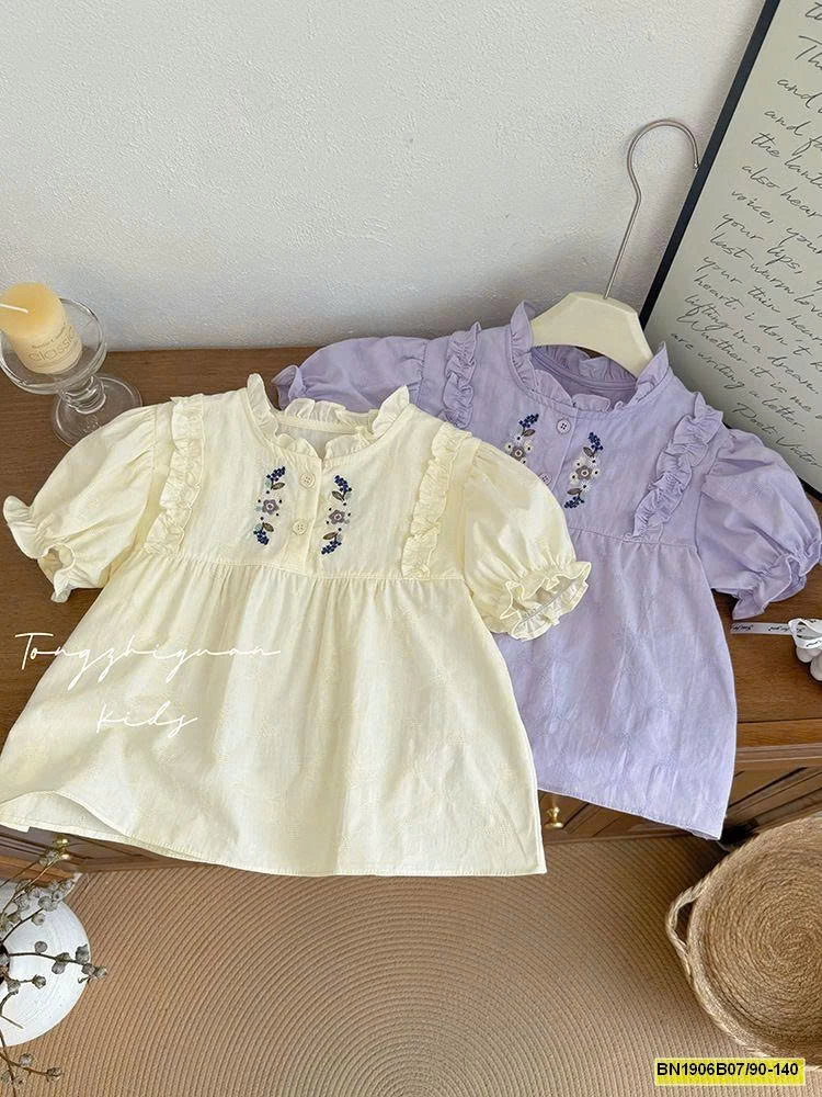 ÁO BABYDOLL THÊU HOA NGỰC