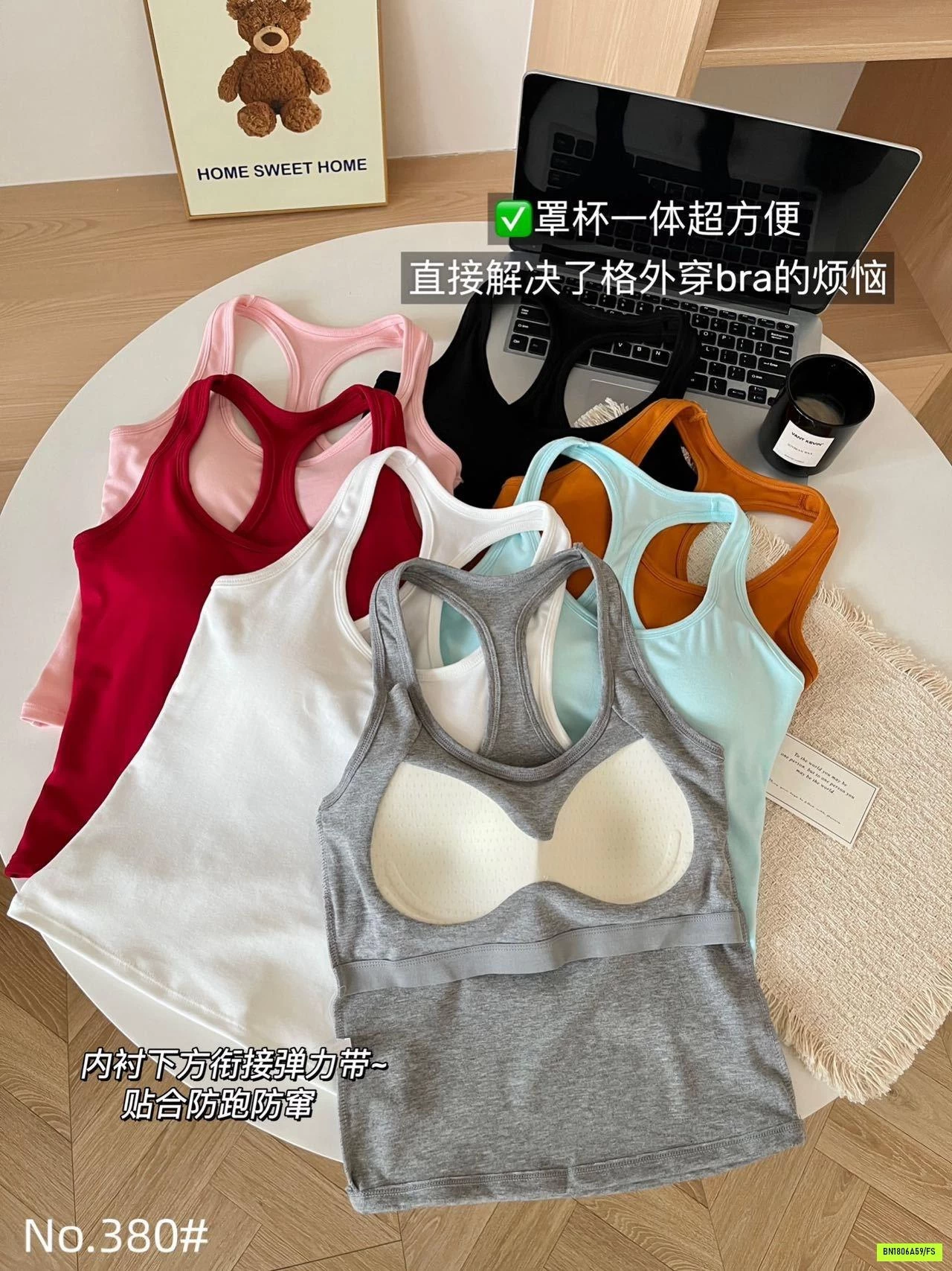 ÁO BA LỖ KÈM ĐỆM NGỰC