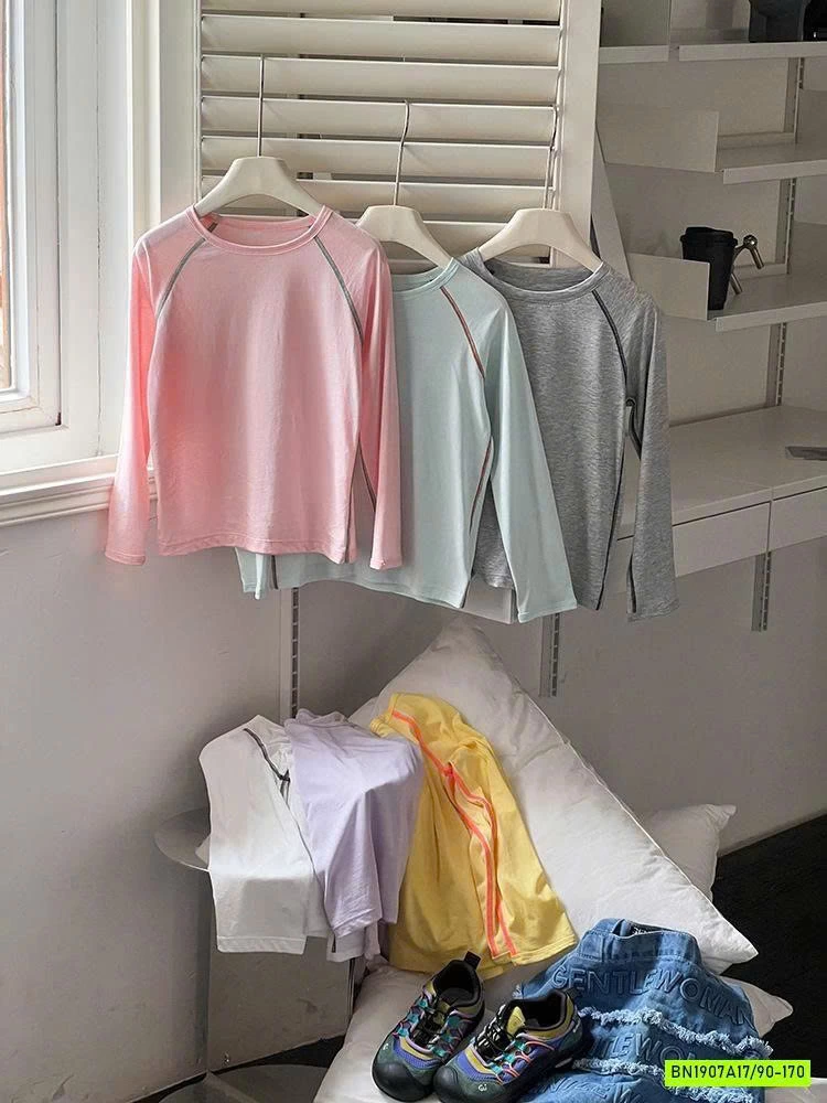 ÁO THUN MỎNG DÀI TAY 25E003