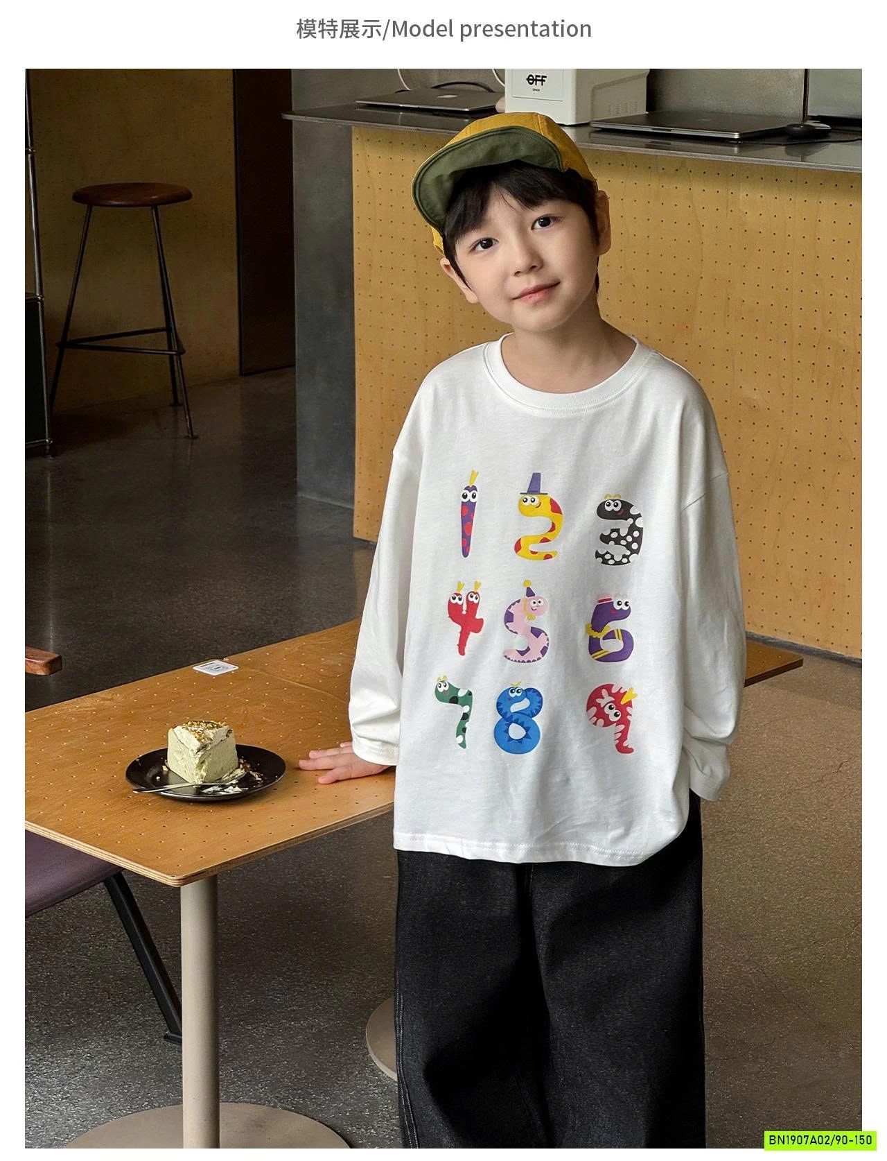 ÁO THUN MÙA THU IN SỐ AQ5014