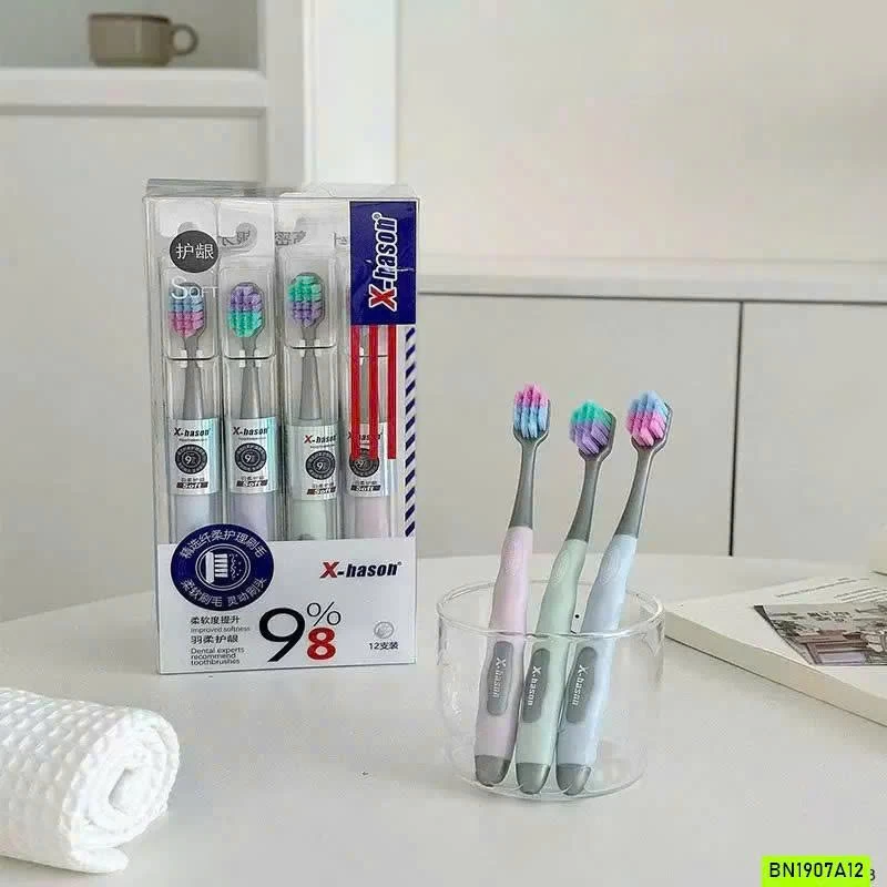 HỘP 12 BÀN CHẢI XHASON XUẤT MỸ