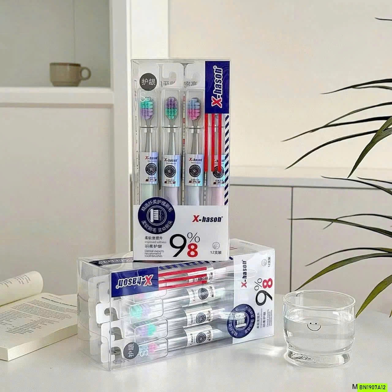 HỘP 12 BÀN CHẢI XHASON XUẤT MỸ