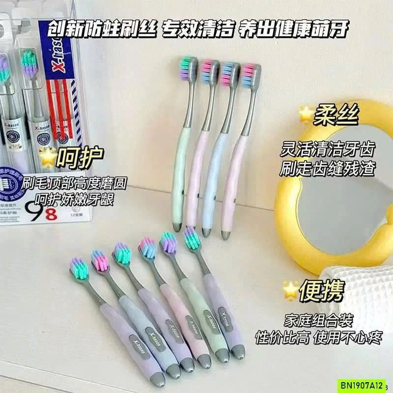 HỘP 12 BÀN CHẢI XHASON XUẤT MỸ