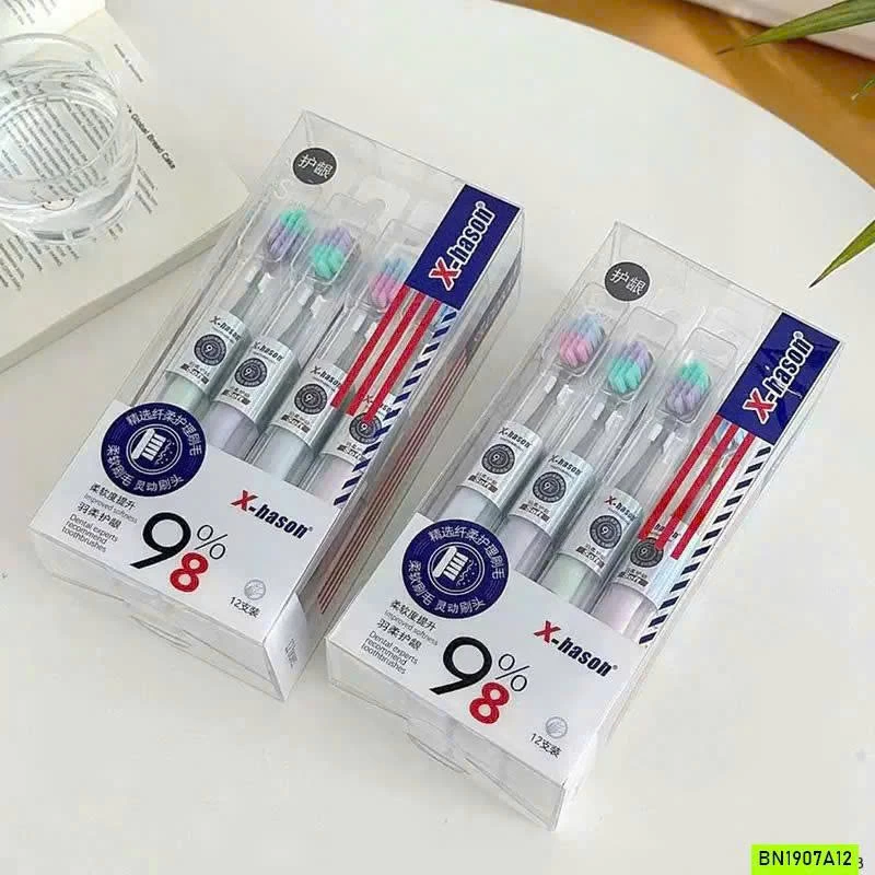 HỘP 12 BÀN CHẢI XHASON XUẤT MỸ