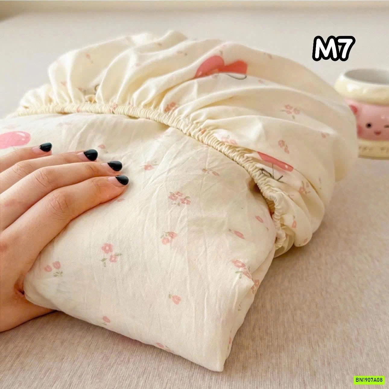 GA GIƯỜNG COTTON HỌA TIẾT XINH XẮN