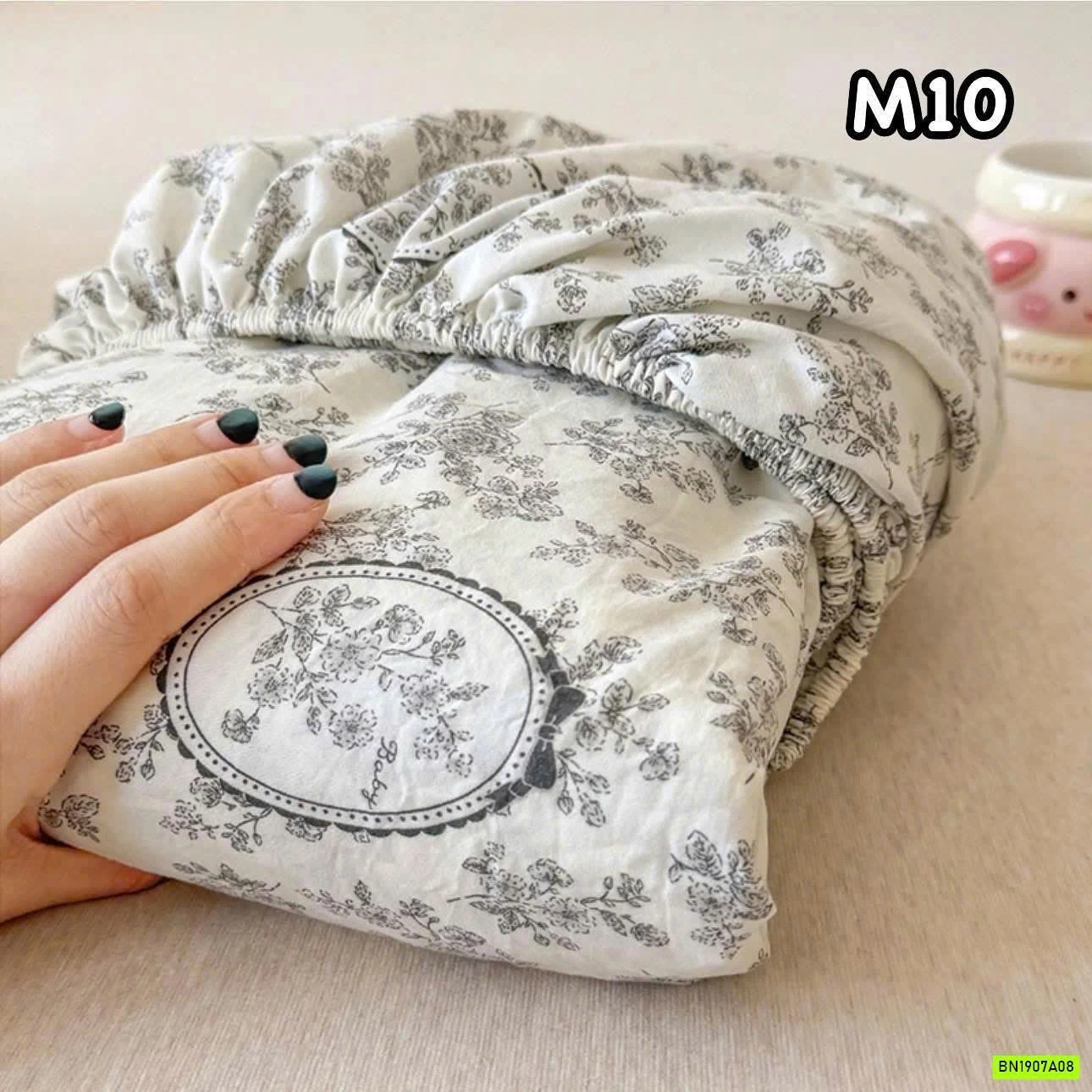 GA GIƯỜNG COTTON HỌA TIẾT XINH XẮN