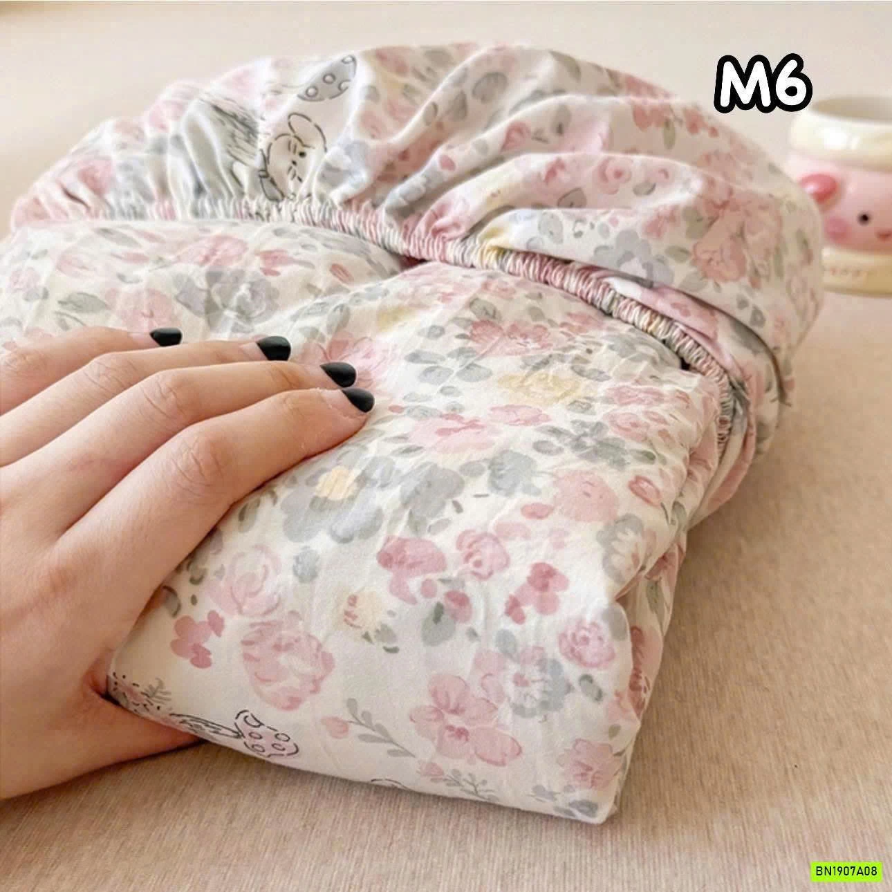 GA GIƯỜNG COTTON HỌA TIẾT XINH XẮN