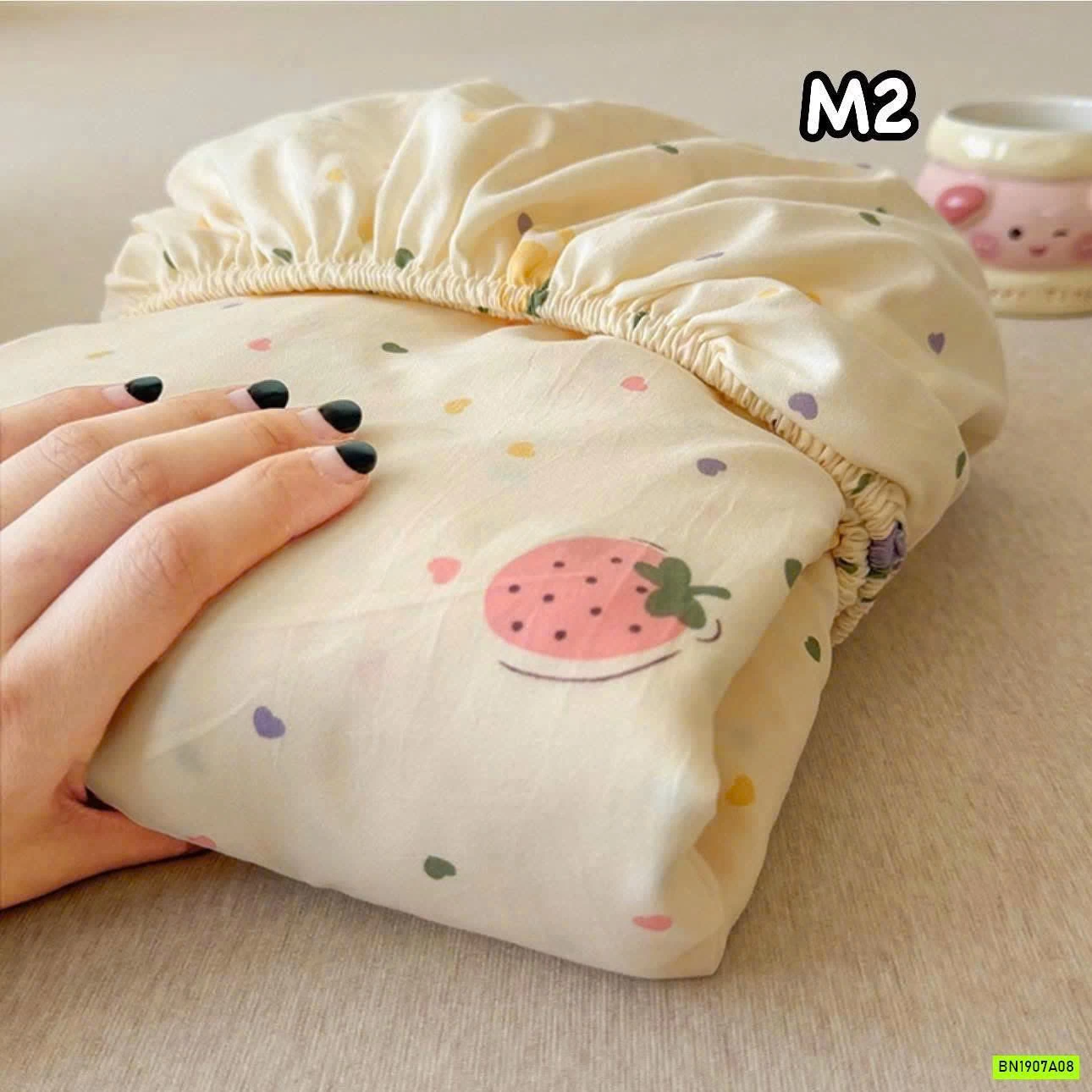 GA GIƯỜNG COTTON HỌA TIẾT XINH XẮN