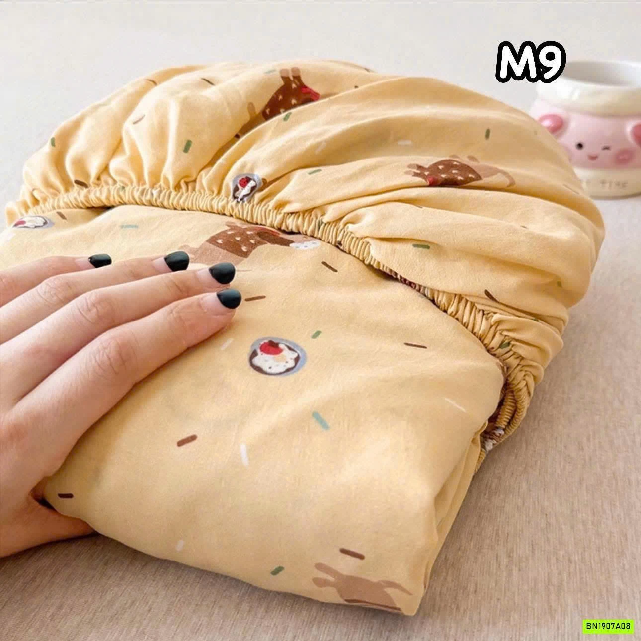 GA GIƯỜNG COTTON HỌA TIẾT XINH XẮN