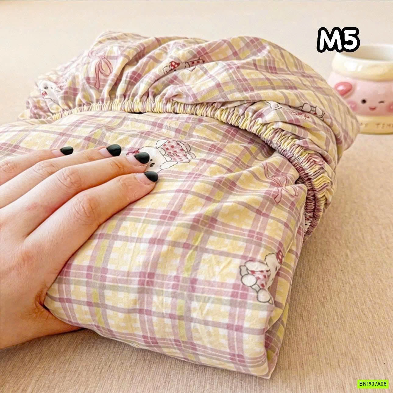 GA GIƯỜNG COTTON HỌA TIẾT XINH XẮN
